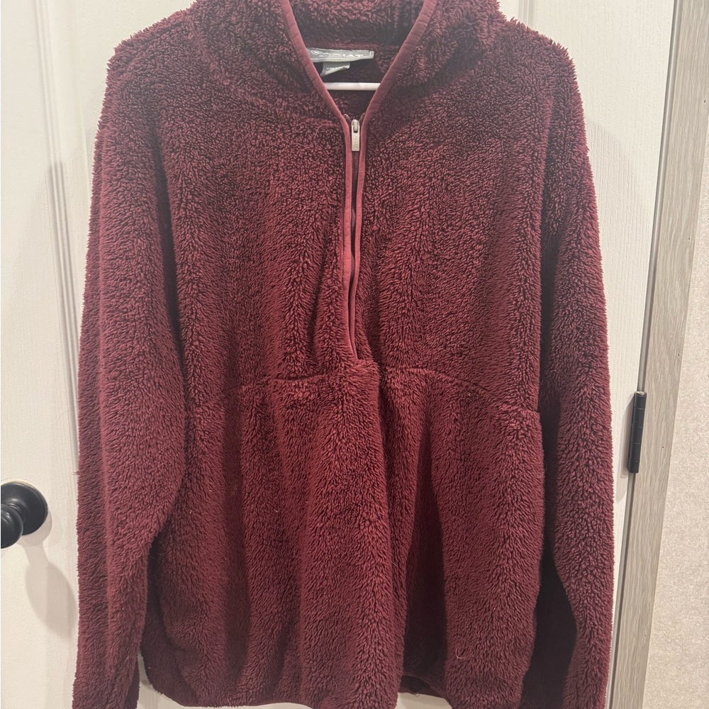 Ariat Deep Red Fleece Pullover